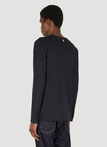 More Joy Embroidered Long Sleeve T-Shirt Black mjy0347014