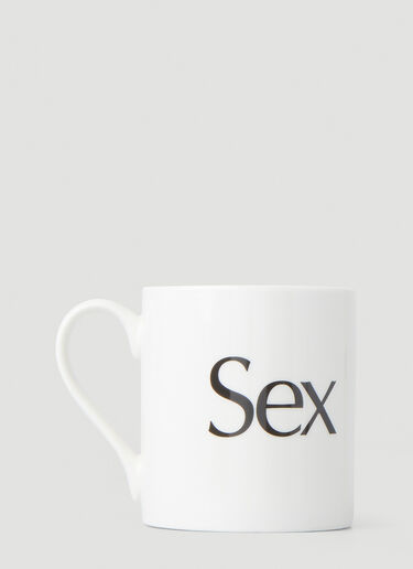 Set of Three Slogan Mugs More Joy Set of Three Slogan Mugs Black, Red and White mjy0347038