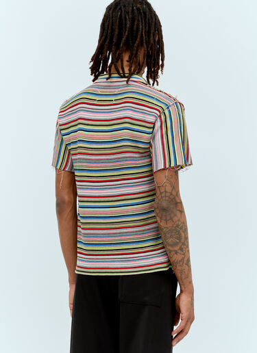 Maison Margiela 条纹针织 Polo 衫 彩色 mla0155004