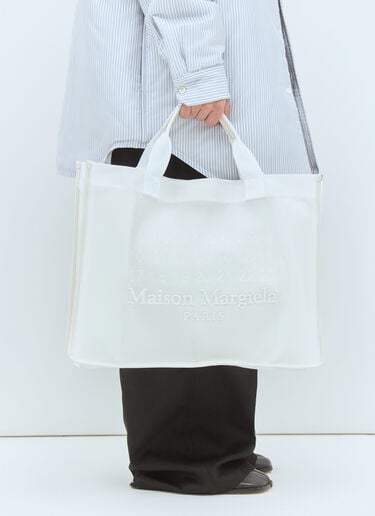 Maison Margiela Cabas Large Tote Bag White mla0158016
