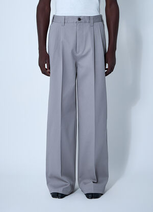 Maison Margiela Pleated Pants Grey mla0160003