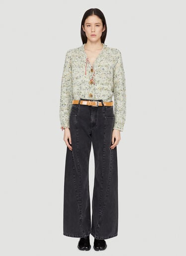 Panel Construction Jeans Maison Margiela Panel Construction Jeans Black mla0241024