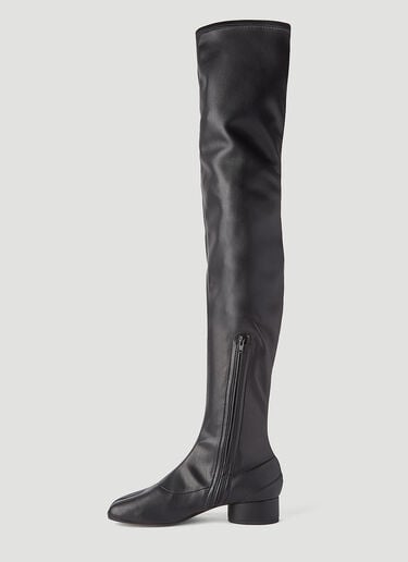 Tabi Thigh-High Boots Maison Margiela Tabi Thigh-High Boots Black mla0243069