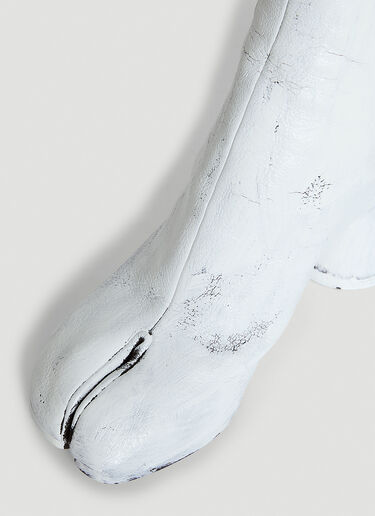 Maison Margiela [타비] 페인티드 부츠 화이트 mla0244023