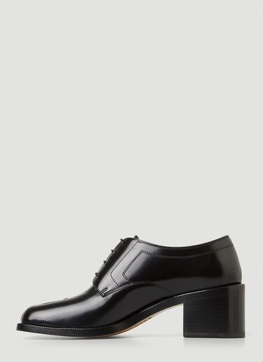 Maison Margiela Tabi Lace-Up Heeled Shoes Black mla0246042