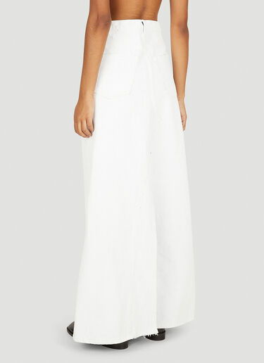 Maison Margiela Bianchetto Denim Skirt White mla0249030
