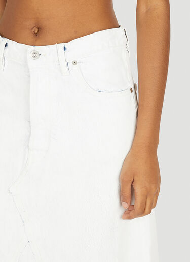 Maison Margiela Bianchetto Denim Skirt White mla0249030