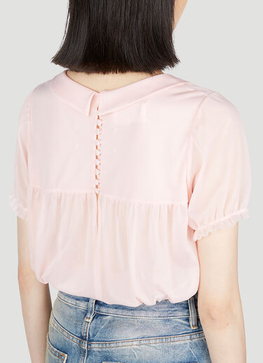 시어 보디슈트 Maison Margiela 시어 보디슈트 핑크 mla0253001