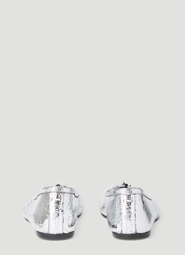 Maison Margiela Tabi 破碎镜面芭蕾鞋 银色 mla0253035
