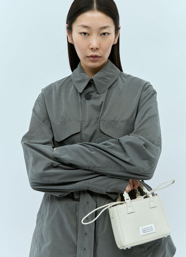 Maison Margiela 5AC 토트 수평 핸드백 그레이 mla0255029