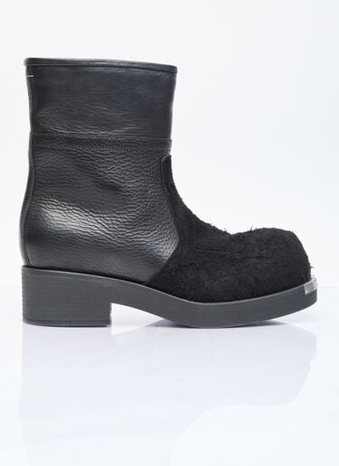 Biker Ankle Boots MM6 Maison Margiela Biker Ankle Boots Black mmm0154010