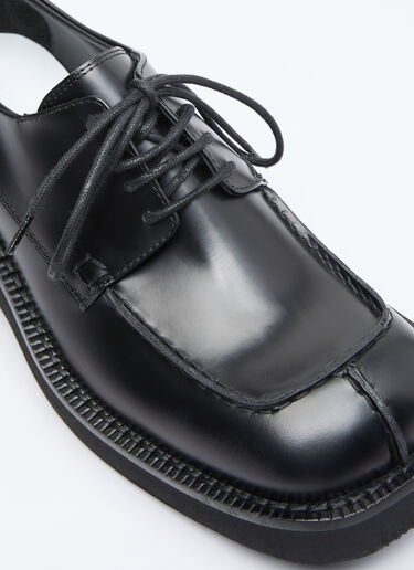 Split Toe Lace-Up Shoes MM6 Maison Margiela Split Toe Lace-Up Shoes Black mmm0155013