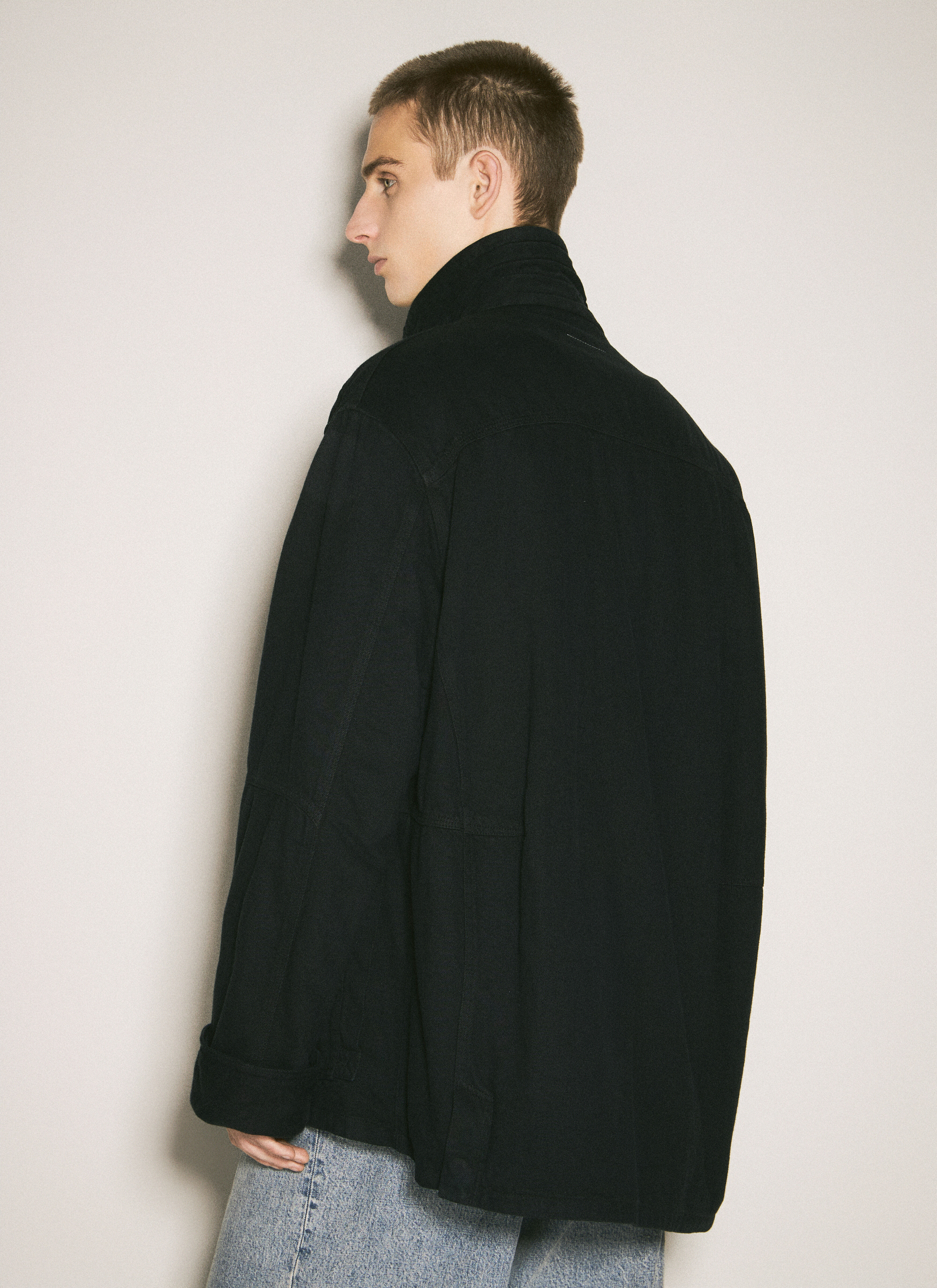 MM6 Maison Margiela Men's' Cargo Jacket in Black | LN-CC®