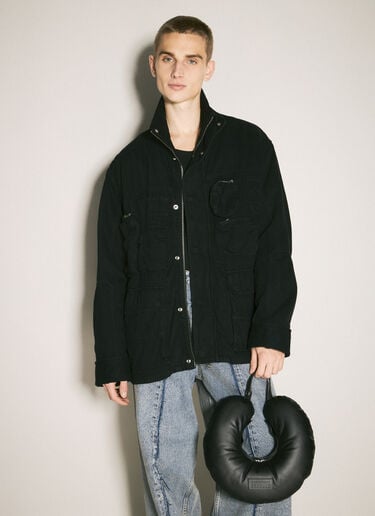 MM6 Maison Margiela Travel Pillow Bag Black mmm0158008