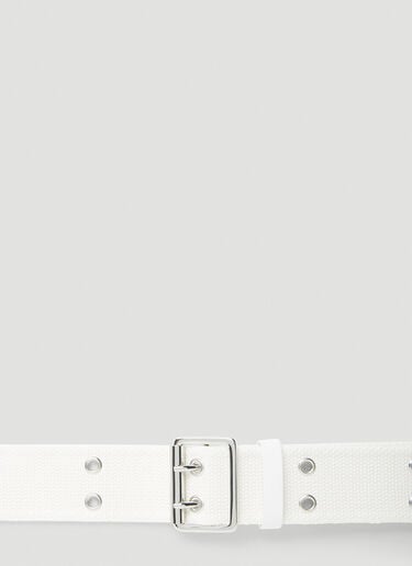 아일릿 벨트 MM6 Maison Margiela 아일릿 벨트 화이트 mmm0249031