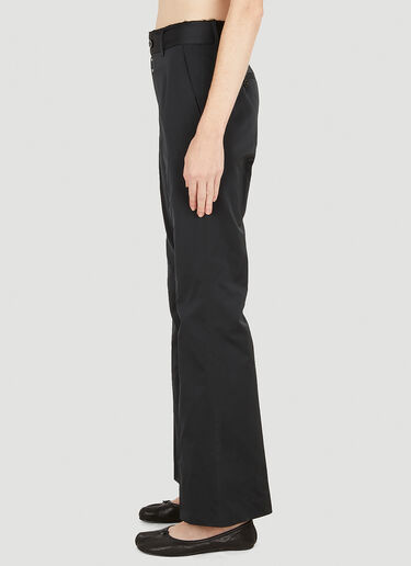 MM6 Maison Margiela Kick Flare Pants Black mmm0250012