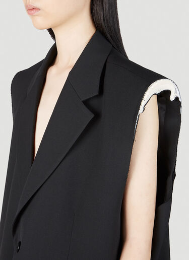 질레 블레이저 MM6 Maison Margiela 질레 블레이저 블랙 mmm0251007