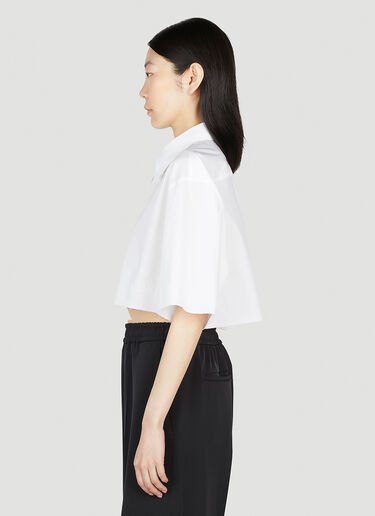 크롭 셔츠 MM6 Maison Margiela 크롭 셔츠 화이트 mmm0252003