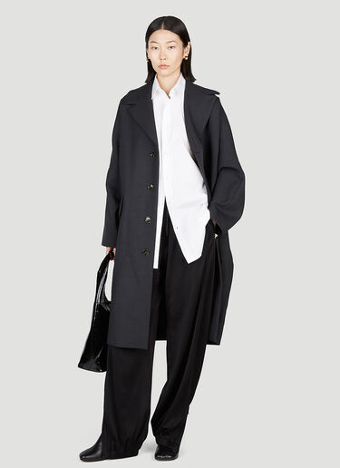 Oversized Long Coat MM6 Maison Margiela Oversized Long Coat Grey mmm0253001