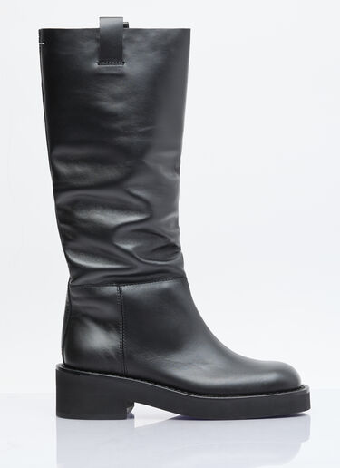 及膝靴 MM6 Maison Margiela 及膝靴 黑色 mmm0253029