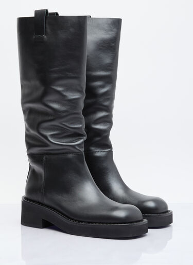及膝靴 MM6 Maison Margiela 及膝靴 黑色 mmm0253029