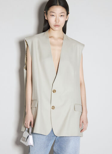 테일러드 베스트 MM6 Maison Margiela 테일러드 베스트 그레이 mmm0254005