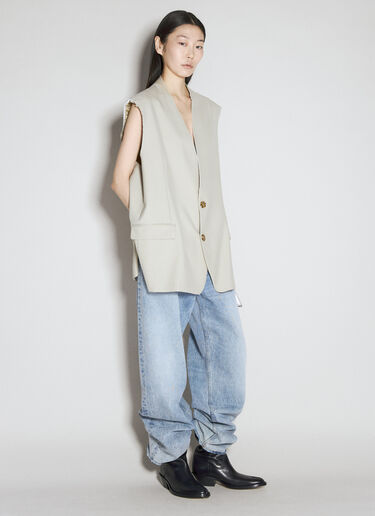 테일러드 베스트 MM6 Maison Margiela 테일러드 베스트 그레이 mmm0254005