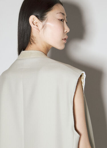 테일러드 베스트 MM6 Maison Margiela 테일러드 베스트 그레이 mmm0254005