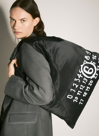 MM6 Maison Margiela 미디엄 클래식 재패니스 숄더백 블랙 mmm0258008