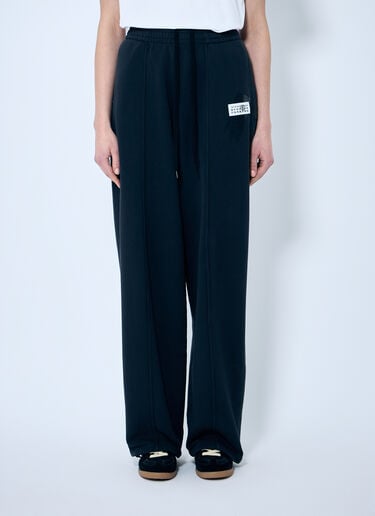 MM6 Maison Margiela Logo Patch Track Pants Black mmm0259010