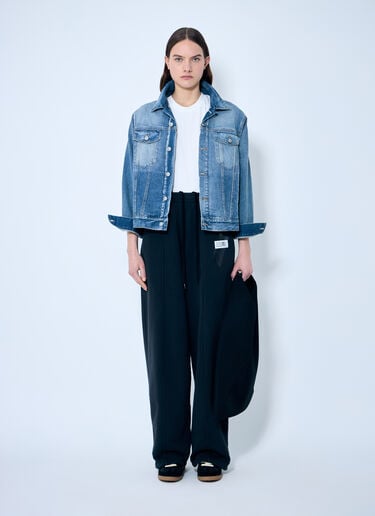 MM6 Maison Margiela Logo Patch Track Pants Black mmm0259010