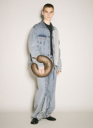MM6 Maison Margiela 트래블 필로우 백 브라운 mmm0358001