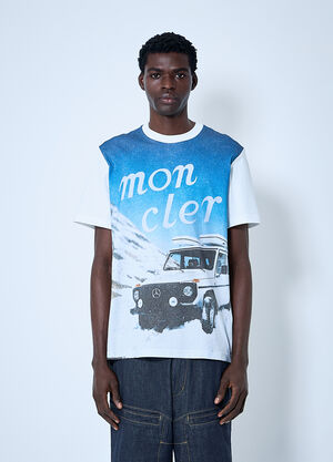 Moncler x Mercedes-Benz by Nigo Logo Motif T-Shirt White mmn0160004