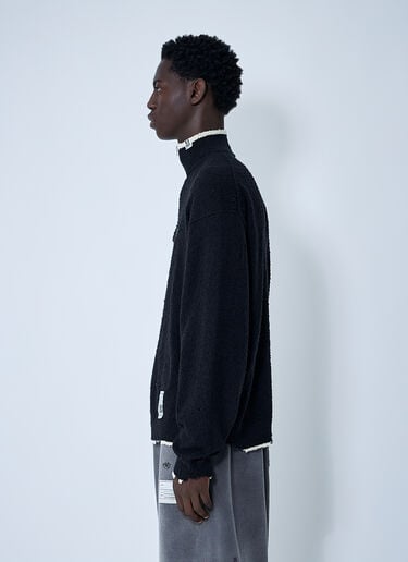 ディストレスセーター Maison Mihara Yasuhiro ディストレスセーター ブラック mmy0160011