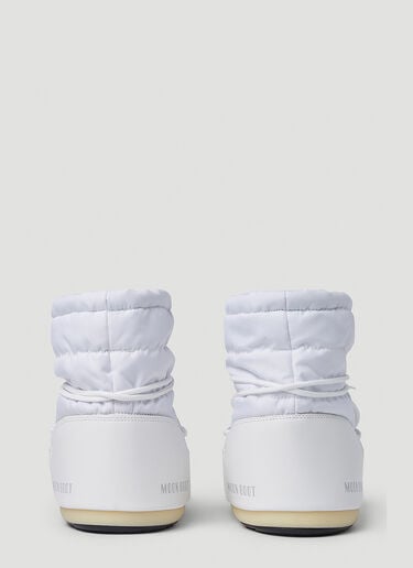Moon Boot 아이콘 로우 스노우 부츠 화이트 mnb0250005