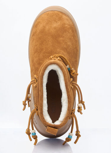 Luna Low Beads Suede Boots Moon Boot Luna Low Beads Suede Boots Brown mnb0260004