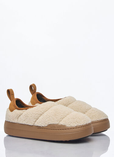 Park Puffer Fleece Slip-On Shoes Moon Boot Park Puffer Fleece Slip-On Shoes Beige mnb0260009