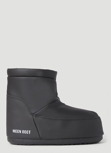 Moon Boot No Lace Rubber Boots Black mnb0351002