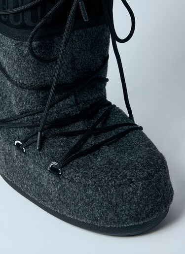 Moon Boot 아이콘 펠트 부츠  블랙 mnb0360005
