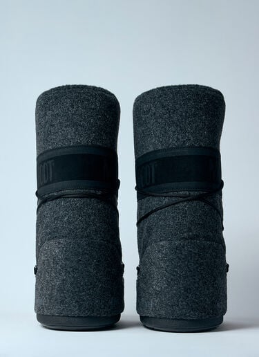 Moon Boot 아이콘 펠트 부츠  블랙 mnb0360005