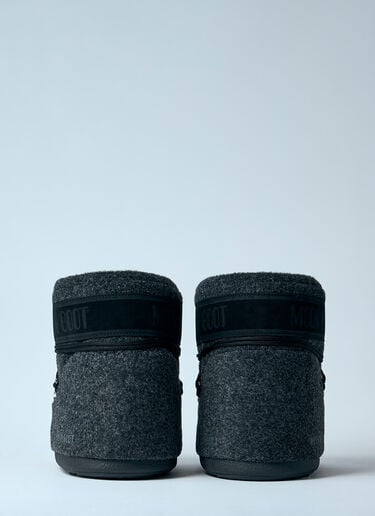 Moon Boot Icon Felt Low Boots Black mnb0360007