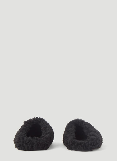 Shearling Fussbett Slippers Marni Shearling Fussbett Slippers Black mni0146032