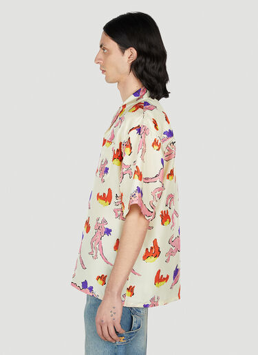 Graphic Print Shirt Marni Graphic Print Shirt Ivory mni0151004