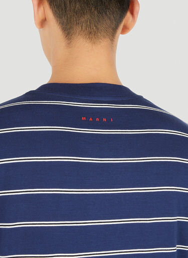 Pack Of Three Striped T-Shirts Marni Pack Of Three Striped T-Shirts Blue mni0151009