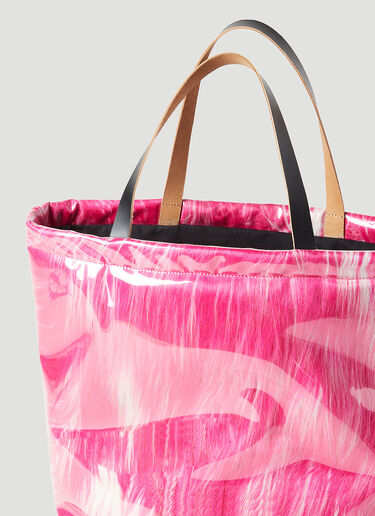 Contained Faux Fur Tote Bag Marni Contained Faux Fur Tote Bag Pink mni0153031