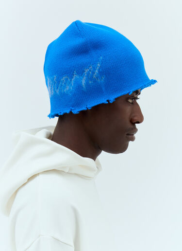 Marni 울 비니 블루 mni0157011