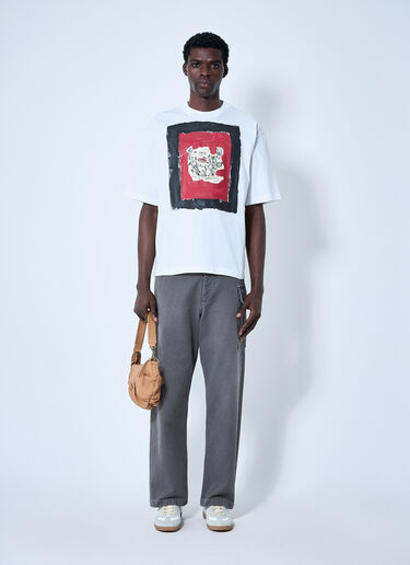 Marni Printed T-Shirt White mni0160002