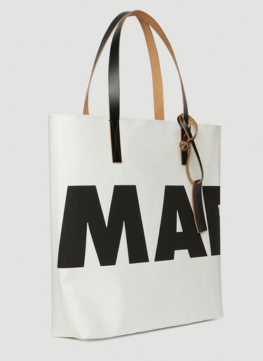 Marni 노스 사우스 쇼퍼 토트 백 화이트 mni0249051