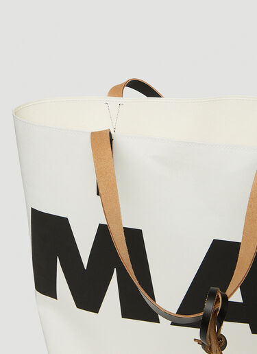 Marni 노스 사우스 쇼퍼 토트 백 화이트 mni0249051