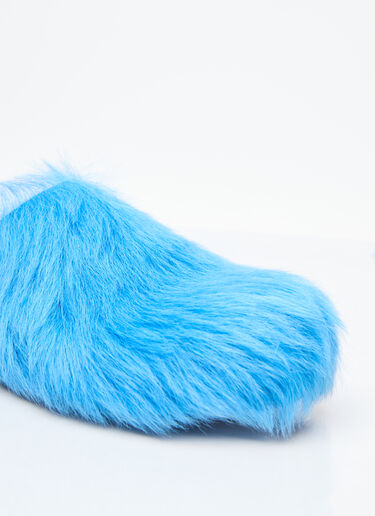 Fussbett Sabot Hairy Mules Marni Fussbett Sabot Hairy Mules Blue mni0255027